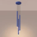 Lampa wisząca PASTELO 3xG9 ultramaryna do salonu SL.2127 SOLLUX