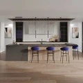 Lampa wisząca PASTELO 3xG9 ultramaryna do salonu SL.2127 SOLLUX