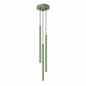 Lampa wisząca nad stolik kawowy PASTELO 3xG9 szałwiowa SL.2135 SOLLUX