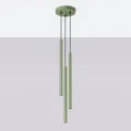 Lampa wisząca PASTELO 3P szałwiowa SL.2135 SOLLUX