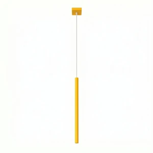 Lampa wisząca PASTELO 1xG9 żółta wąska rurka - nad wyspę SL.2137 SOLLUX