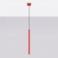Lampa wisząca PASTELO 1 czerwona SL.2141 SOLLUX