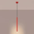 Lampa wisząca PASTELO 1 czerwona SL.2141 SOLLUX