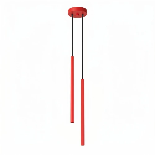 Lampa wisząca PASTELO 2 czerwona SL.2142 SOLLUX