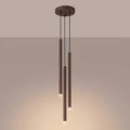 Lampa wisząca PASTELO 3P brązowa SL.2147 SOLLUX