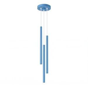 Lampa wisząca PASTELO 3P błękitna do jadalni nad stół 3xG9 SL.2151 SOLLUX