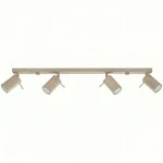4-punktowa listwa sufitowa RING kolor taupe 4xGU10 80cm do salonu SL.2157 SOLLUX