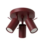Plafon RING 3P burgund SL.2162 SOLLUX