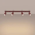Plafon RING 4L burgund SL.2163 SOLLUX
