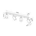 Plafon RING 4L burgund SL.2163 SOLLUX