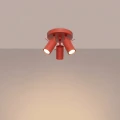 Plafon RING 3P czerwony SL.2192 SOLLUX
