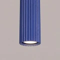 Lampa wisząca KARBON 1xGU10 ultramaryna z ryflowanym kloszem SL.2311 SOLLUX