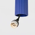 Lampa wisząca KARBON 1xGU10 ultramaryna z ryflowanym kloszem SL.2311 SOLLUX