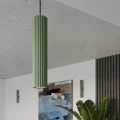 Plafon KARBON 10 szałwiowy SL.2328 SOLLUX
