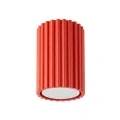 Plafon KARBON 10 czerwony SL.2330 SOLLUX