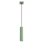 Lampa wisząca KARBON w kolorze szałwiowym, podłużny klosz rurka GU10 SL.2333 SOLLUX