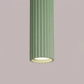 Lampa wisząca KARBON w kolorze szałwiowym, podłużny klosz rurka GU10 SL.2333 SOLLUX