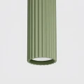 Lampa wisząca KARBON w kolorze szałwiowym, podłużny klosz rurka GU10 SL.2333 SOLLUX