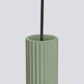 Lampa wisząca KARBON w kolorze szałwiowym, podłużny klosz rurka GU10 SL.2333 SOLLUX
