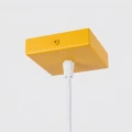 Żółta lampa wisząca KARBON ryflowany klosz rurka 1xGU10 SL.2334 SOLLUX