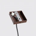 Lampa wisząca KARBON 1xGU10 z brązowym, ryflowanym kloszem rurką SL.2336 SOLLUX