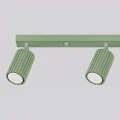 Listwa sufitowa lampa 81cm KARBON kolor szałwiowy 4xGU10 SL.2354 SOLLUX