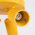 Żółta lampa sufitowa z 3 kloszami spotami KARBON 3xGU10 SL.2360 SOLLUX