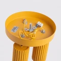 Żółta lampa sufitowa z 3 kloszami spotami KARBON 3xGU10 SL.2360 SOLLUX