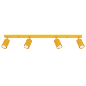 Żólta lampa sufitowa listwa KARBON do salonu 4xGU10 SL.2361 SOLLUX