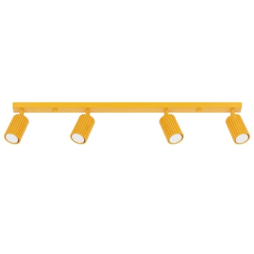 Żólta lampa sufitowa listwa KARBON do salonu 4xGU10 SL.2361 SOLLUX