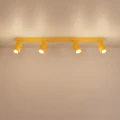 Żólta lampa sufitowa listwa KARBON do salonu 4xGU10 SL.2361 SOLLUX