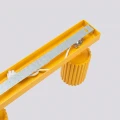 Żólta lampa sufitowa listwa KARBON do salonu 4xGU10 SL.2361 SOLLUX