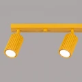Żólta lampa sufitowa listwa KARBON do salonu 4xGU10 SL.2361 SOLLUX