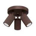 Brązowa lampa sufitowa KARBON 3-punktowa do salonu SL.2374 SOLLUX