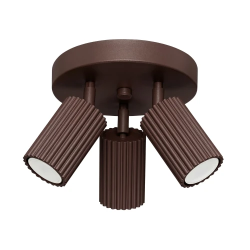 Brązowa lampa sufitowa KARBON 3-punktowa do salonu SL.2374 SOLLUX
