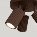 Brązowa lampa sufitowa KARBON 3-punktowa do salonu SL.2374 SOLLUX