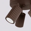 Brązowa lampa sufitowa KARBON 3-punktowa do salonu SL.2374 SOLLUX