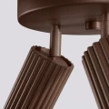 Brązowa lampa sufitowa KARBON 3-punktowa do salonu SL.2374 SOLLUX