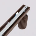 Brązowa listwa sufitowa lampa do salonu KARBON 4xGU10 nowoczesna SL.2375 SOLLUX