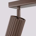 Brązowa listwa sufitowa lampa do salonu KARBON 4xGU10 nowoczesna SL.2375 SOLLUX