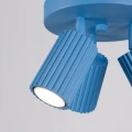Plafon KARBON 3xGU10 błękitny z trzema reflektorkami do jadalni SL.2381 SOLLUX