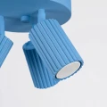 Plafon KARBON 3xGU10 błękitny z trzema reflektorkami do jadalni SL.2381 SOLLUX