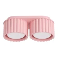 Plafon AURA 2 różowy Gx53 SL.2407 SOLLUX