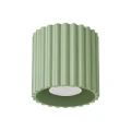 Ryflowany spot natynkowy z aluminium AURA kolor szałwiowy 1xGU10 SL.2408 SOLLUX