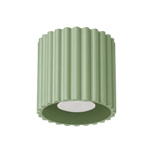 Ryflowany spot natynkowy z aluminium AURA kolor szałwiowy 1xGU10 SL.2408 SOLLUX