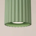 Ryflowany spot natynkowy z aluminium AURA kolor szałwiowy 1xGU10 SL.2408 SOLLUX
