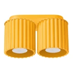 Żółta lampa sufitowa 2-punktowa AURA 2xGU10 do sypialni SL.2414 SOLLUX