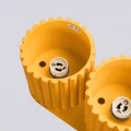 Żółta lampa sufitowa 2-punktowa AURA 2xGU10 do sypialni SL.2414 SOLLUX