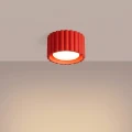 Czerwona lampa punktowa, spot natynkowy AURA 1xGX53 SL.2421 SOLLUX