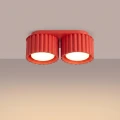 Plafon AURA 2 czerwony Gx53 SL.2422 SOLLUX